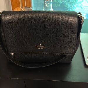 Kate Spade Black Leather Crossbody Bag
